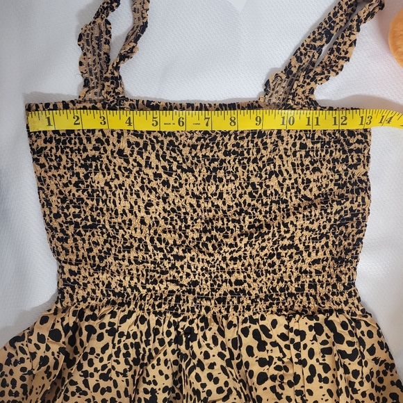 Elodie leopard ruffle tank top. - Picture 9 of 10